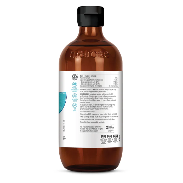 Fish Oil + Vitamin D 500mL - Image 3